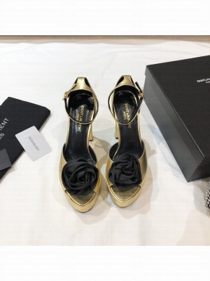 Saint Laurent 4cm Platform Heel 13.5cm High Heel Sandals 2022 Collection