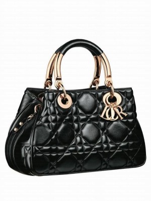 Christian Dior Medium Lady 95.22 Bag Black