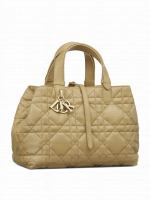 Christian Dior Medium Dior Toujours Bag Light Coffee