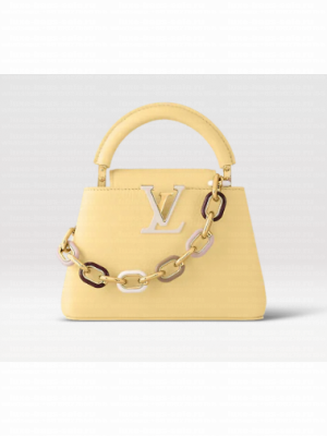 Louis Vuitton Capucines Mini M21798 Jaune Plume Yellow
