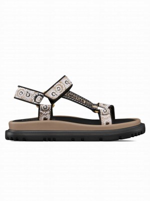 Christian Dior Women's D-Wave Sandal Coffee