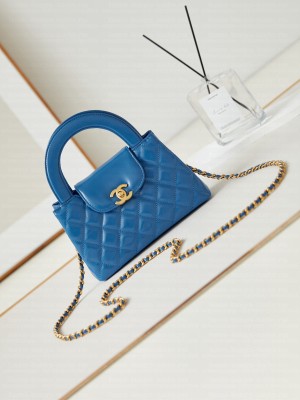 Chanel MINI SHOPPING BAG AS4416 blue