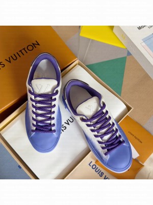 Louis Vuitton Women's Time Out Monogram Sneaker Blue