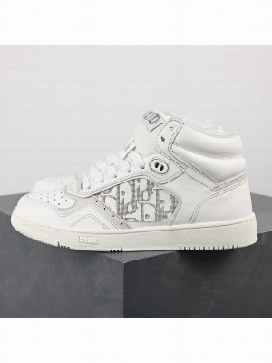 Dior Unisex B27 High-Top Sneaker Smooth Calfskin with Dior Oblique Jacquard 2023 035