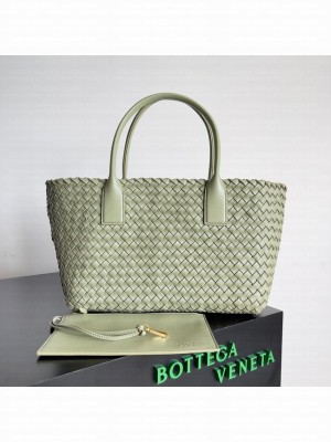 Bottega Veneta Small Cabat 730297 Travertine