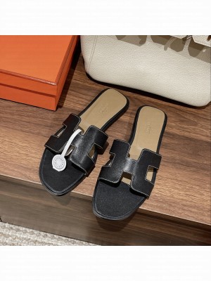 Hermes Oran Flat Slide Sandals 2023 Collection 010