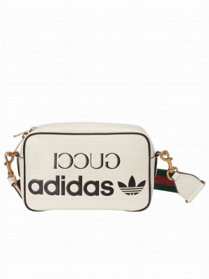 Gucci x adidas Small Shoulder Bag 702427 Cream