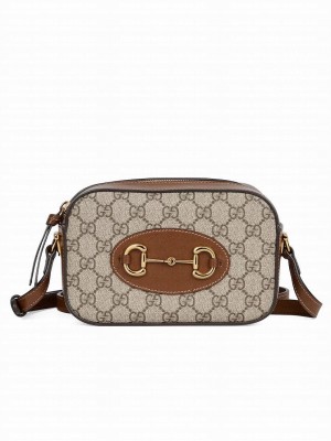 Gucci Horsebit 1955 Small Shoulder Bag 760196 Coffee
