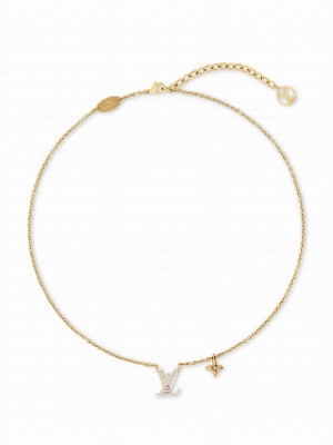 Louis Vuitton LV Iconic Necklace M00596 Golden