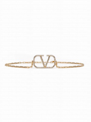 Valentino Garavani Vlogo Leather Belt