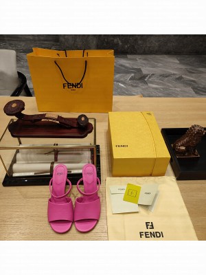 Fendi First 95mm calfleather high-heeled sandals 07