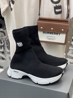 Balenciaga Speed 3.0 Knit Sock Short Boots Black 2021 Collection