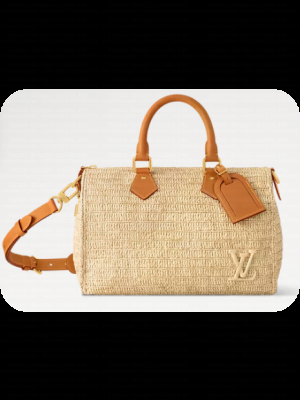 Louis Vuitton Speedy 30 Bandouliere M14457 Natural Beige