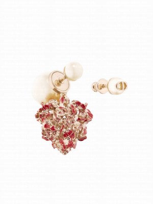 Christian Dior Women's Dior Tribales Earrings Red