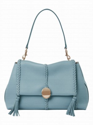 Chloe Penelope Medium Soft Shoulder Bag Blue
