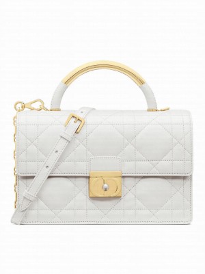 Christian Dior Medium Dior Ange Bag White