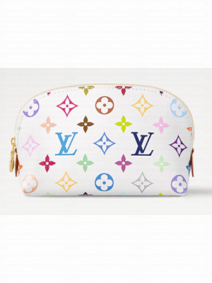 Louis Vuitton NEW LV x TM Cosmetic Pouch PM M13744 white