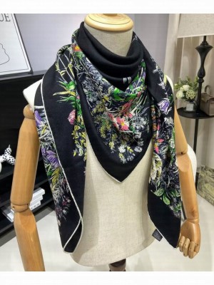 Christian Dior Women's Le Bal Des Libellules Square Scarf