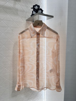 Chanel Printed Shirt yellow