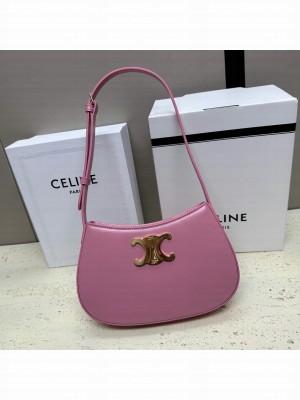 Celine MEDIUM TILLY BAG IN SHINY CALFSKIN 115703 pink