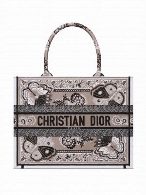 Christian Dior Medium Dior Book Tote Apricot
