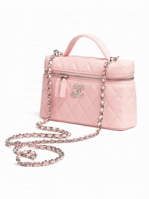 Chanel Chain Toiletry Bag Pink