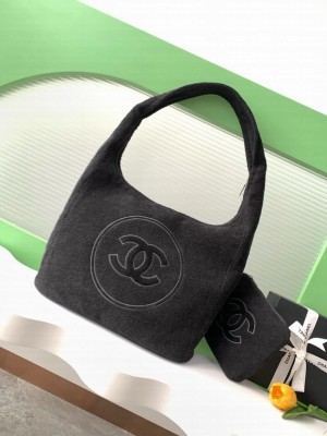 CHANEL Shopping Bag  A7566 Black