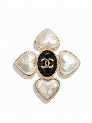 Chanel Brooch AB7517 White