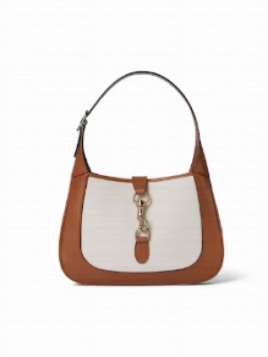GUCCI JACKIE SMALL SHOULDER BAG 782849 white&brown