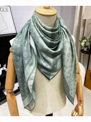 Louis Vuitton Women's Monogram Duogram Scarf Gray