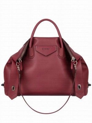 Givenchy Medium Antigona Soft Bag In Smooth Leather Mauve