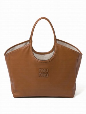 Miumiu IVY Leather Bag 5BG276 Coffee