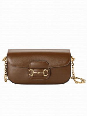 Gucci Horsebit 1955 Small Shoulder Bag 735178 Coffee