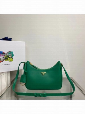 Prada Small Saffiano leather shoulder bag 1BD330 green