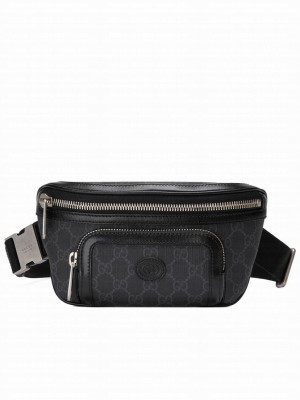 Gucci Belt bag with Interlocking G 682933 Black