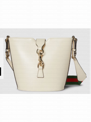 GUCCI MINI BUCKET SHOULDER BAG 782908 Ivory