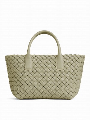 Bottega Veneta Mini Cabat Light Green