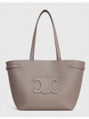 CELINE MEDIUM CABAS ANAIS CUIR TRIOMPHE IN GRAINED CALFSKIN 116853 PEBBLE