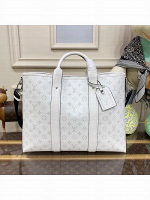 Louis Vuitton Sac Plat 24H M46451 white