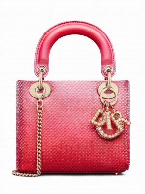 Christian Dior Mini Lady Dior Bag Red
