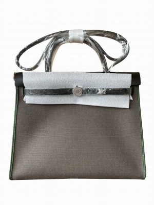 Hermes Herbag Zip Tote Bag Black