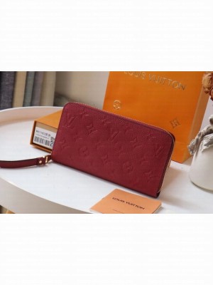 Louis Vuitton Original Monogram Empreinte Wallet M60571 Wine