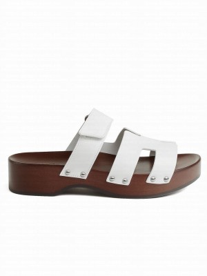 Hermes Women's Kos Clog White