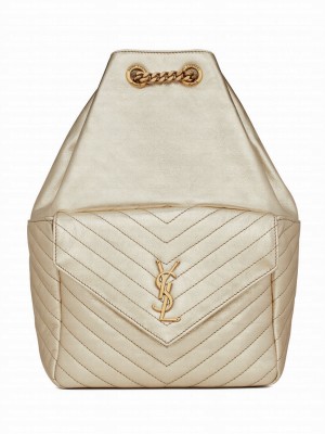 Saint Laurent Joe Backpack 672609 Golden