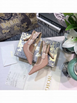 DIOR x CHIARA FERRAGNI  HEEL 9.5CM J'ADIOR SLINGBACK PUMPS TECHNICAL FABRIC 09