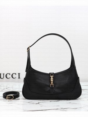 Gucci Jackie Slim Medium Shoulder Bag 863137 Black