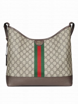 Gucci Ophidia GG Medium Shoulder Bag 781392 Dark Coffee