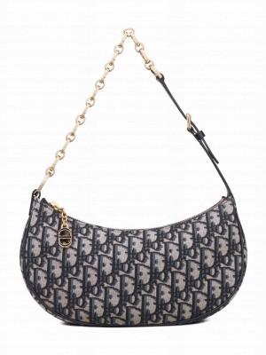 Christian Dior CD Lounge Bag Dark Blue