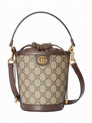 Gucci Ophidia Mini Bucket Bag 760199 Dark Coffee