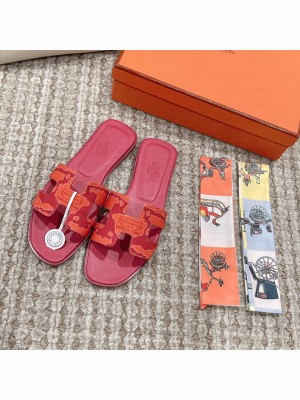 Hermes Oran Flat Slide Sandals 2023 Collection 040